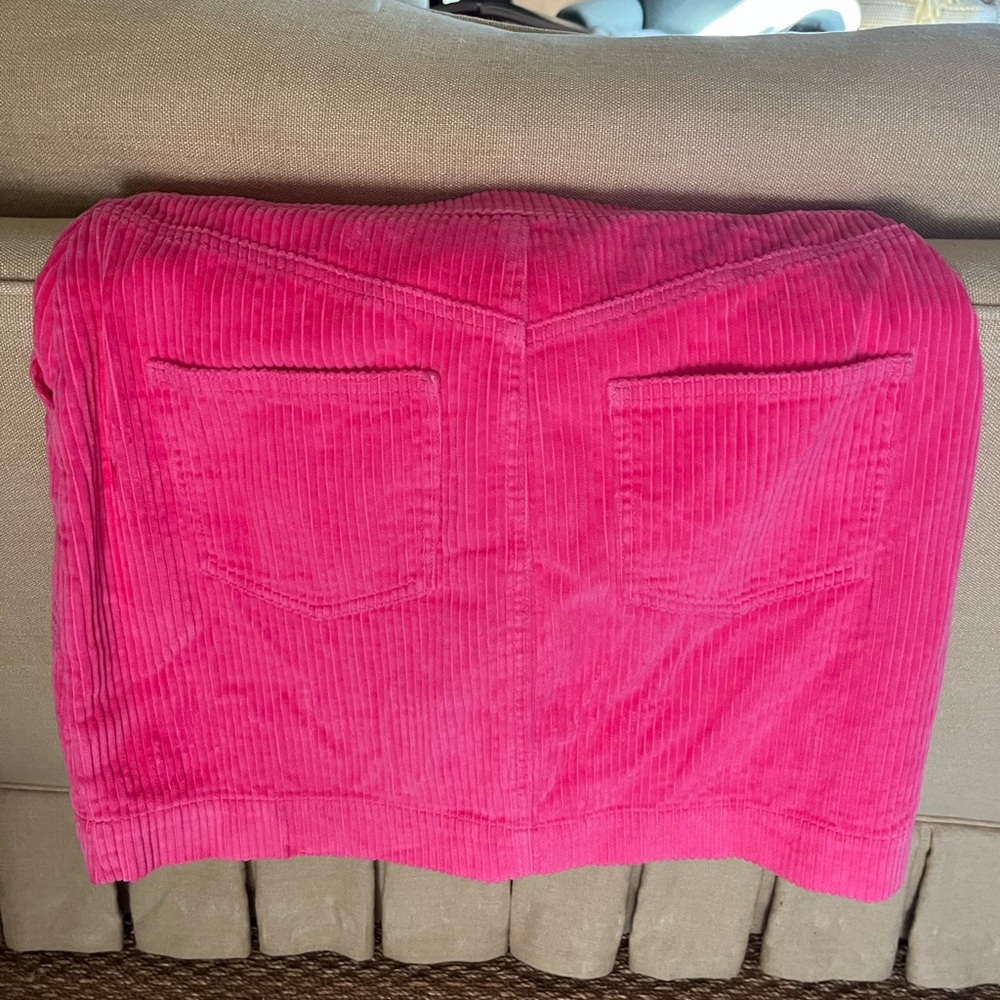 GAP Vibrant Pink Corduroy Mini Skirt - Picture 3 of 4